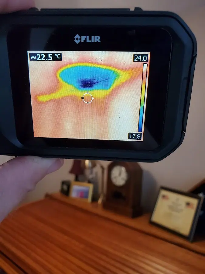 Thermal imaging inspection for water damage in San Jacinto