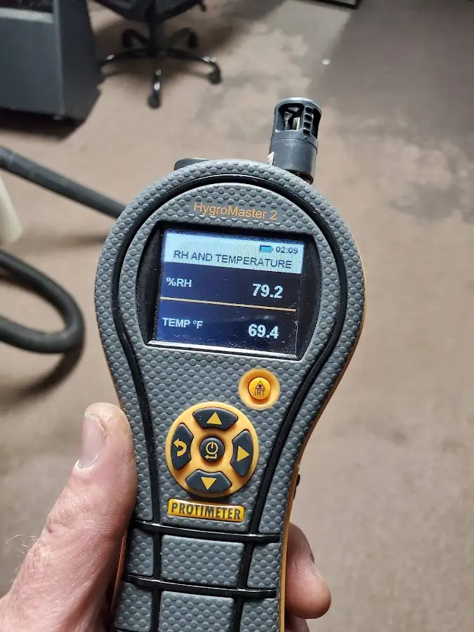Moisture meter humidity assessment for Fire & Smoke Damage Restoration in San Jacinto